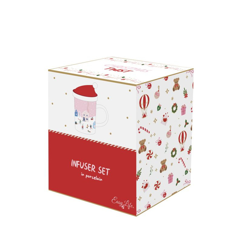 Kubek z pokrywką i metalowym...