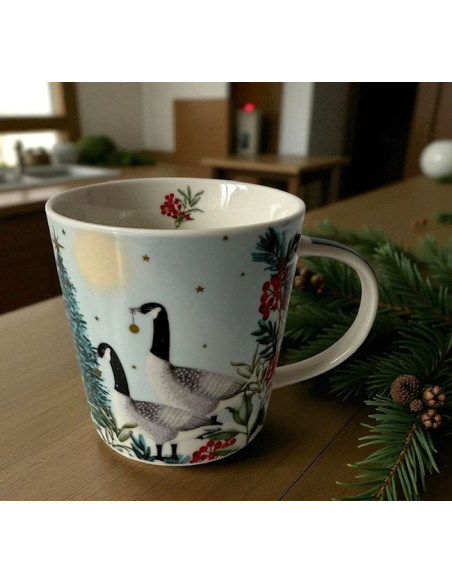 Gęś i Gąsior Kubek Porcelanowy w Ozdobnym Pudełku 400 ml