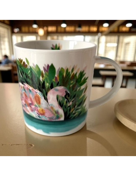 Łabędź Kubek Porcelanowy w Ozdobnym Pudełku 400 ml