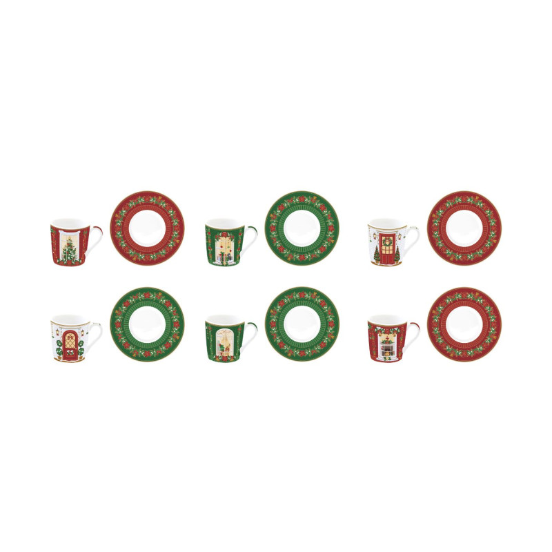 Świąteczna scanka Kpl. 6 filiżanek...