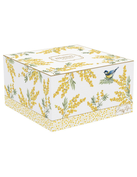 Sikorka Filiżanka śniadaniowa porcelanowa ze spodkiem 370ml w kolorowym pudełku