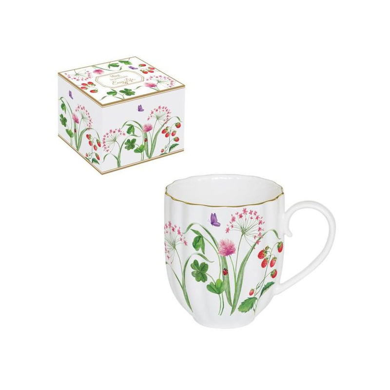 Poziomki Kubek porcelanowy 300 ml w...