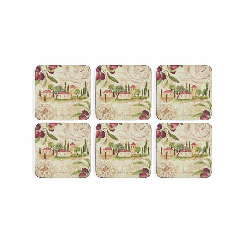 Ogród Oliwny Podkładki małe 6 szt