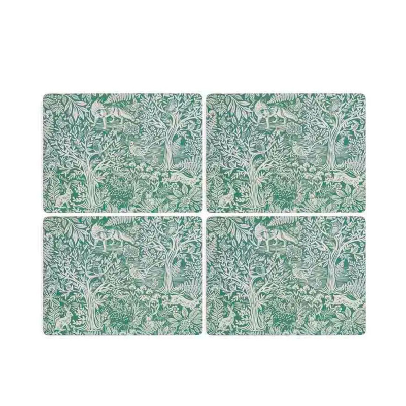 Leśne Zwierzęta Podkładki duże 4 szt