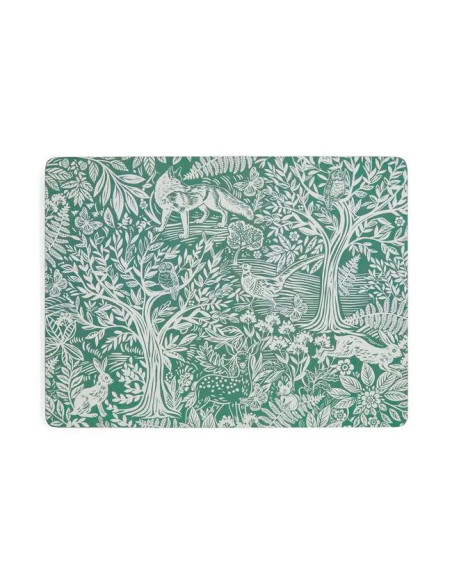 Leśne Zwierzęta Podkładki duże 4 szt