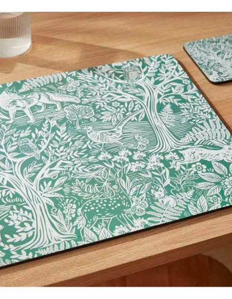 Leśne Zwierzęta Podkładki duże 4 szt