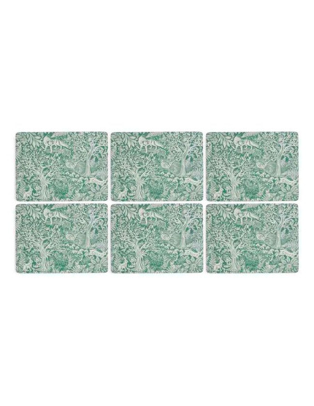 Leśne Zwierzęta Podkładki średnie 6 szt