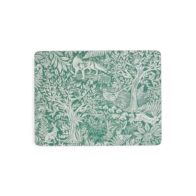 Leśne Zwierzęta Podkładki średnie 6 szt