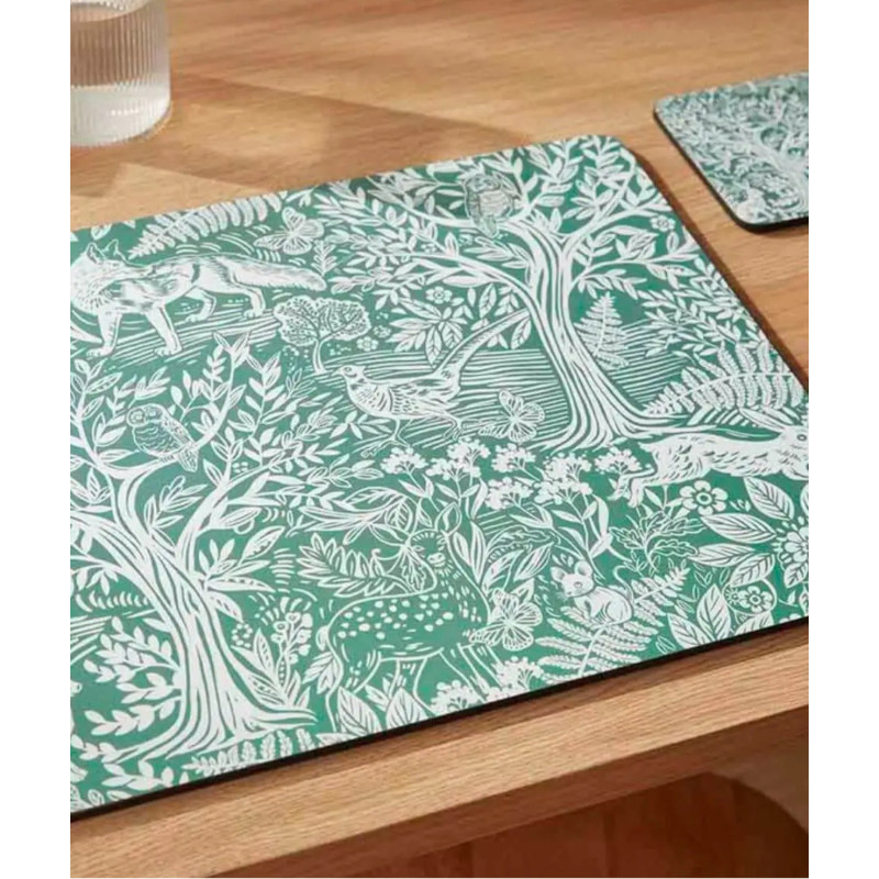 Leśne Zwierzęta Podkładki średnie 6 szt