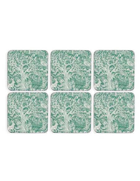 Leśne Zwierzęta Podkładki małe 6 szt