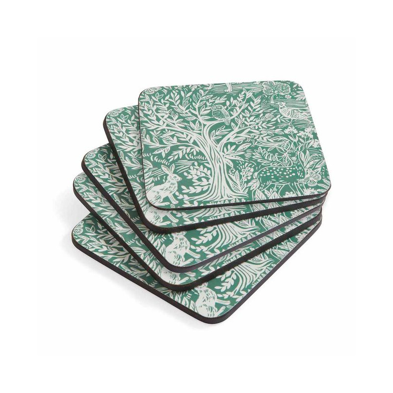 Leśne Zwierzęta Podkładki małe 6 szt