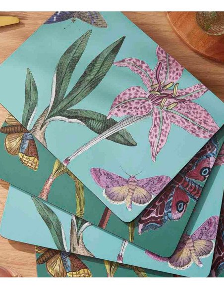 Ogród Botaniczny Fauna i Flora Podkładki duże 4 szt