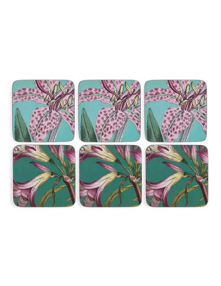 Ogród Botaniczny Fauna i Flora Podkładki małe 6 szt