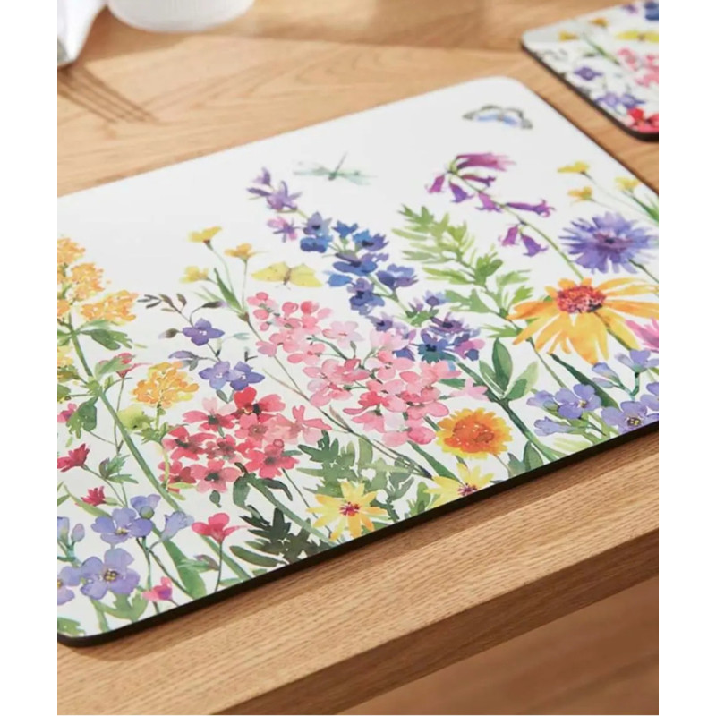 Kwiaty Polne Podkładki duże 4 szt