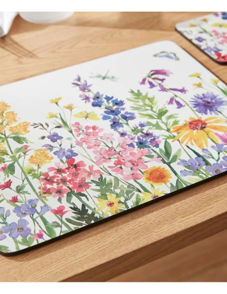 Kwiaty Polne Podkładki duże 4 szt