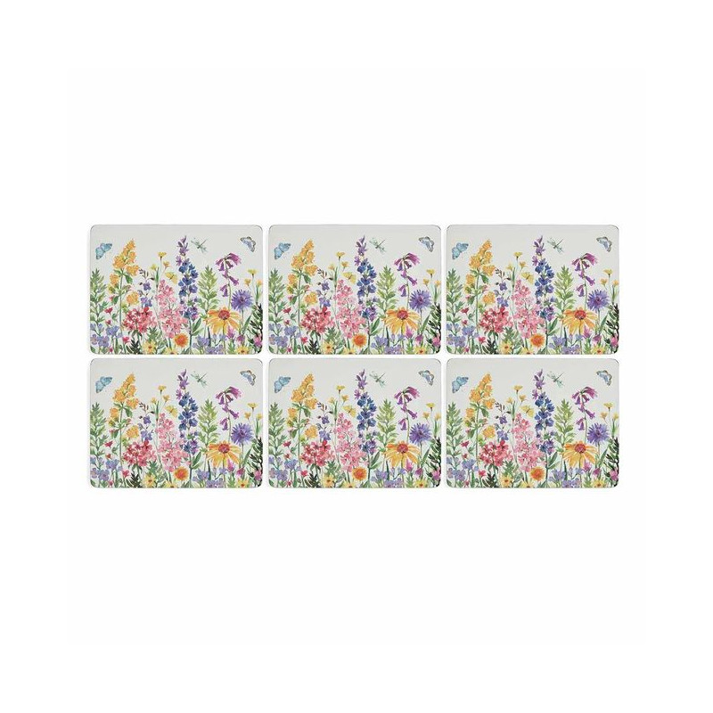 Kwiaty Polne Podkładki średnie 6 szt