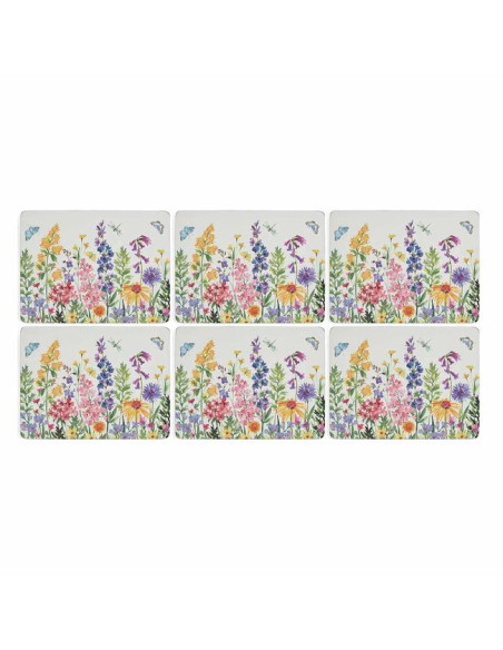 Kwiaty Polne Podkładki średnie 6 szt