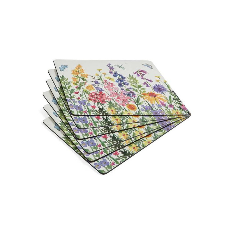 Kwiaty Polne Podkładki średnie 6 szt