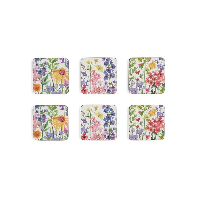 Kwiaty Polne Podkładki małe 6 szt