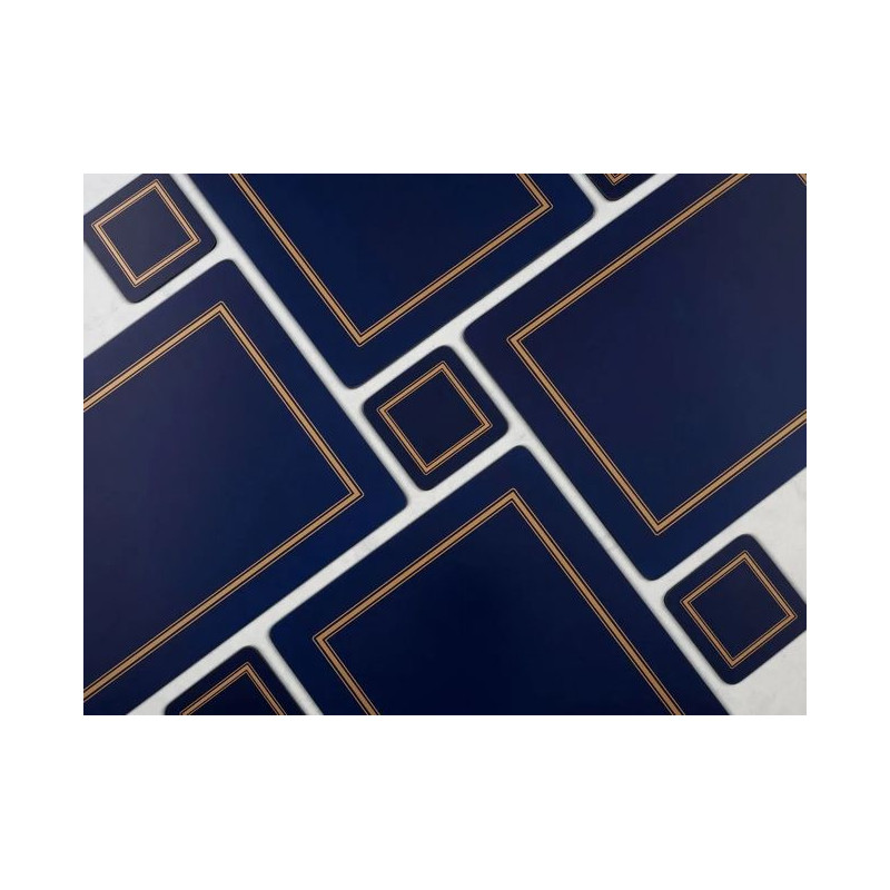 Granatowe Podkładki małe 6 szt