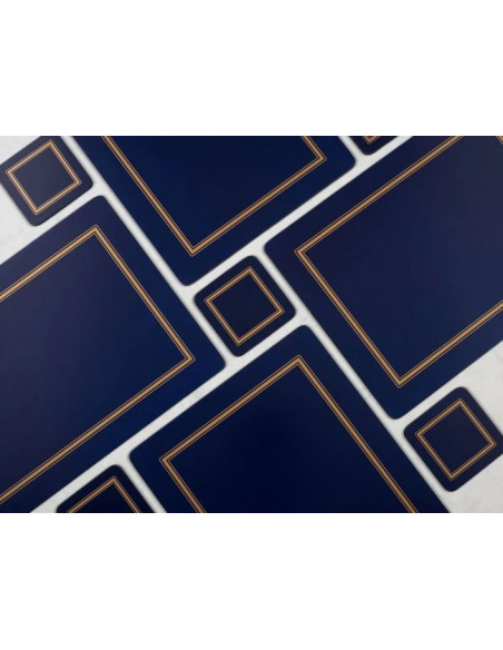 Granatowe Podkładki małe 6 szt