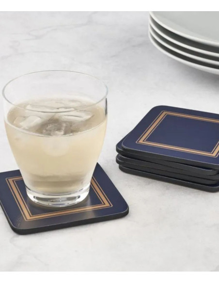 Granatowe Podkładki małe 6 szt