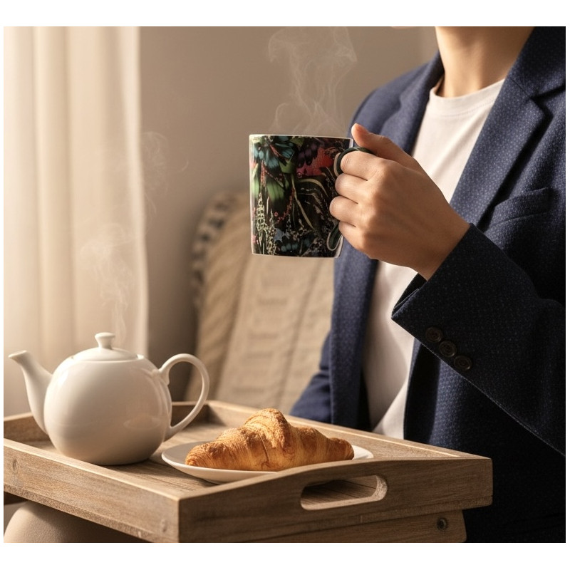 Mikasa Kubek porcelanowy Motyl, 350 ml