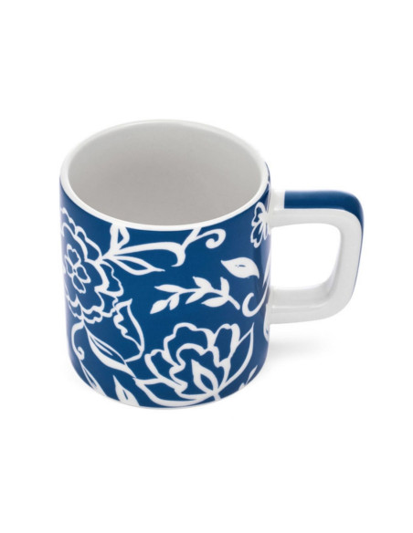 La Cafetière Ceramiczna filiżanka do espresso Blu Fiorato 120 ml