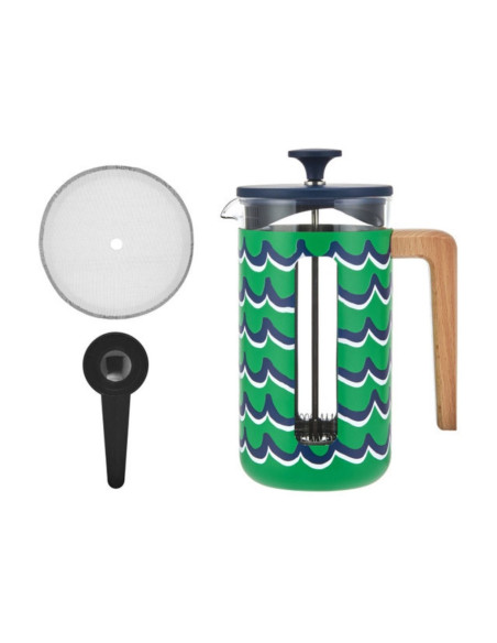 Zaparzacz do Kawy Typu French Press La Cafetière Pisa na 8 filiżanek, Cyan Tides