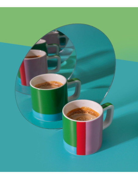 La Cafetière Ceramiczna filiżanka do espresso Utopian Lines, 120 ml