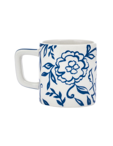 La Cafetière Ceramiczna filiżanka do espresso Blu Fiorato, 120 ml