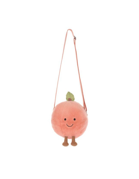 Torebka na Ramię Zabawna Brzoskwinia 18 cm