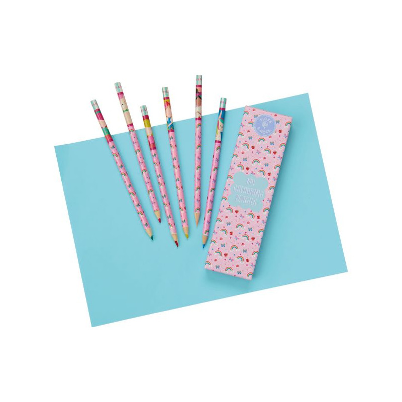 Kredki ołówkowe w kartonowym pudełku...