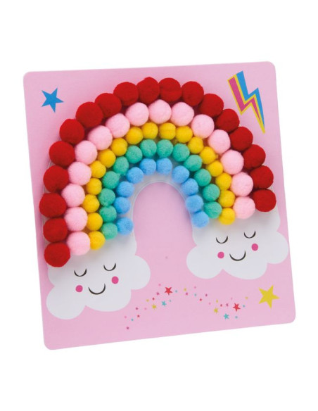 Zestaw kreatywny Pom Pom Art - Tęczowe Wróżki
