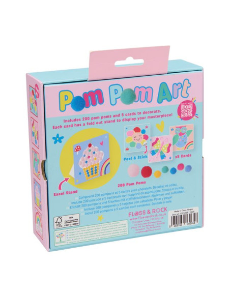 Zestaw kreatywny Pom Pom Art - Tęczowe Wróżki