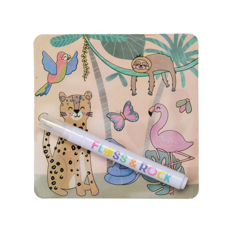 Karty wodne z pisakiem - Dżungla