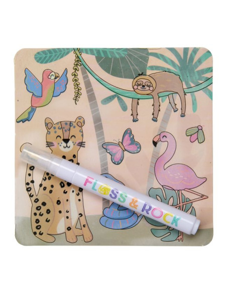 Karty wodne z pisakiem - Dżungla