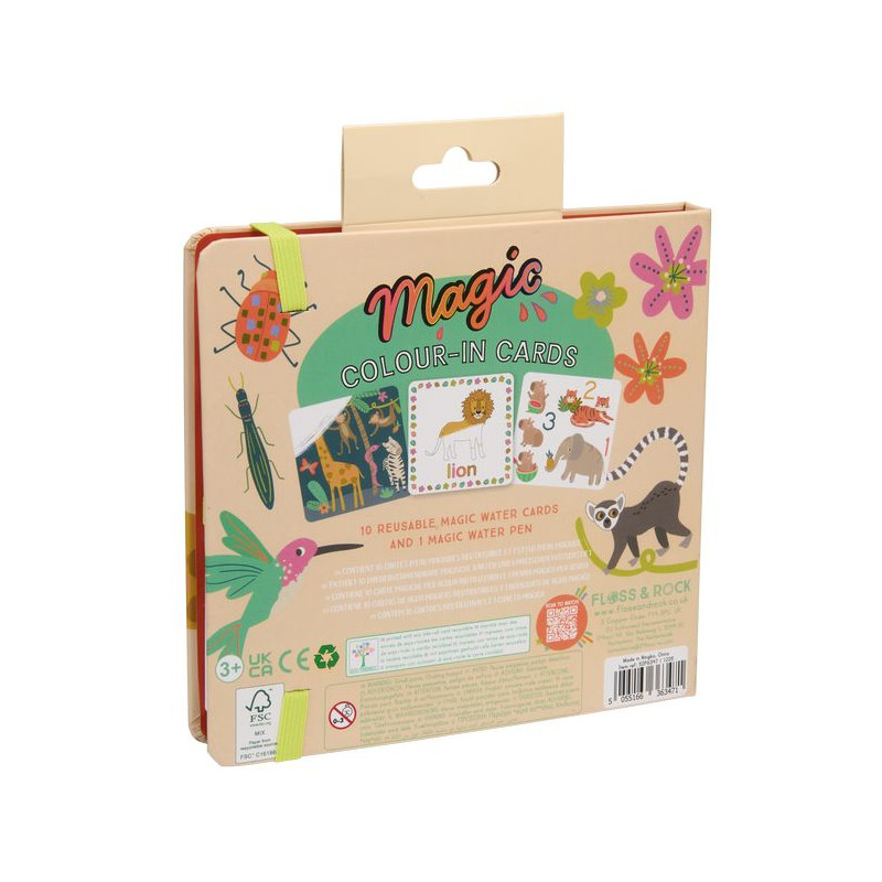 Karty wodne z pisakiem - Dżungla