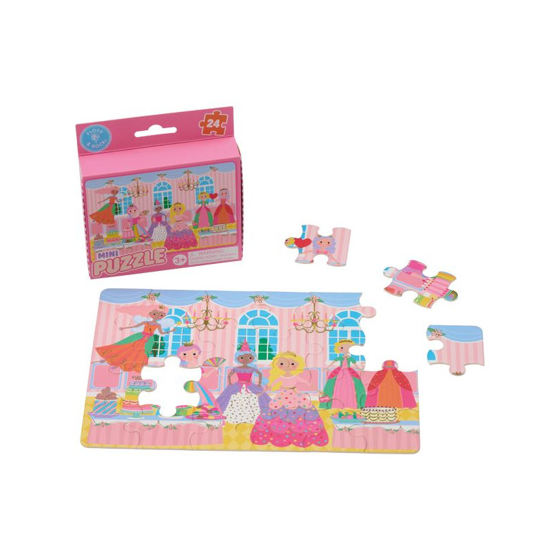 Mini Puzzle 24 elementy - Księżniczki