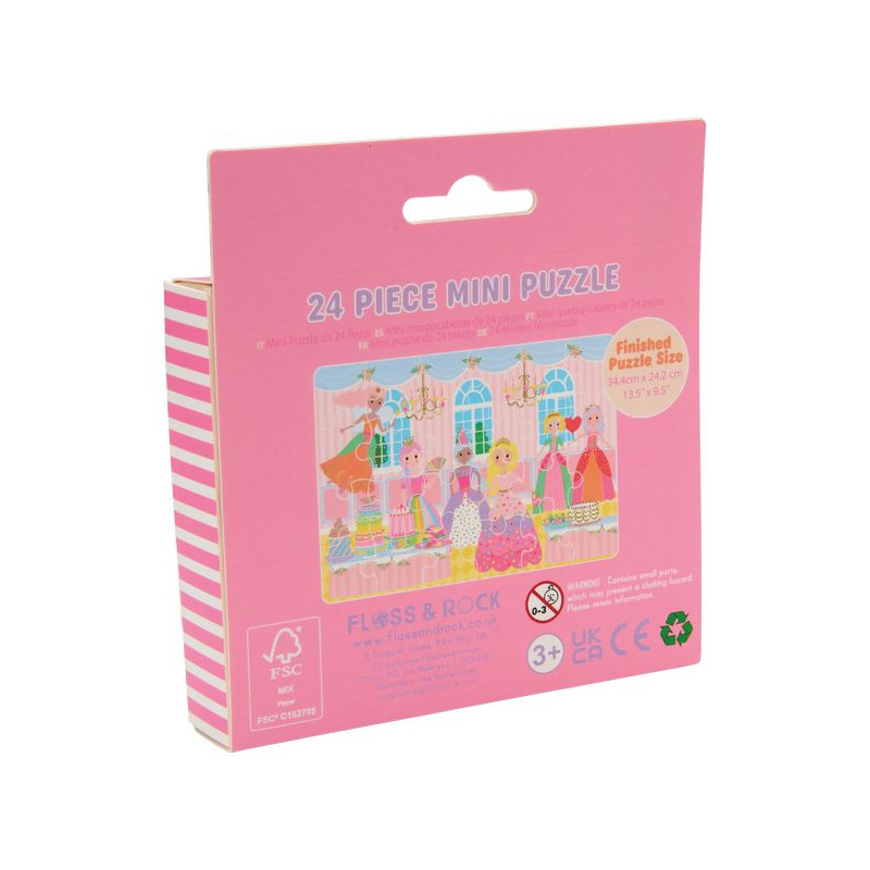 Mini Puzzle 24 elementy - Księżniczki
