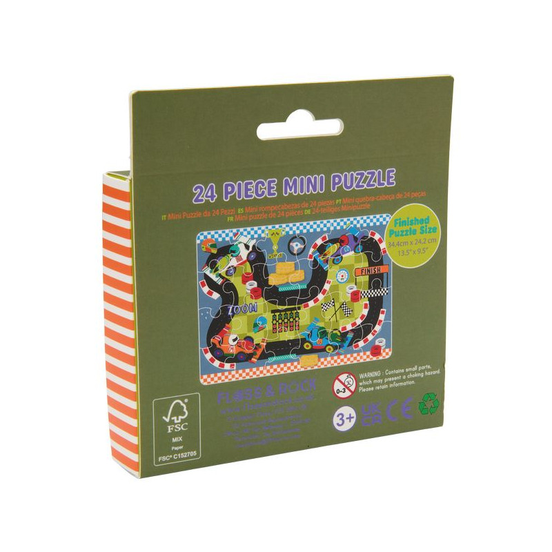 Mini Puzzle 24 elementy - Auta