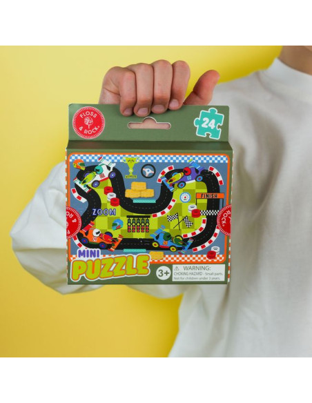 Mini Puzzle 24 elementy - Auta