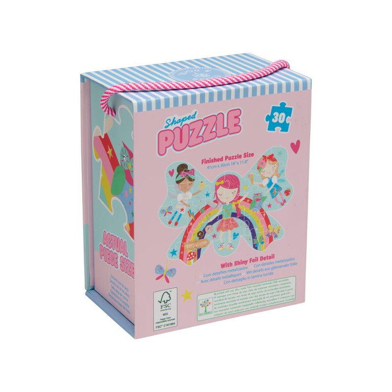 Puzzle 30 elementów - Tęczowe Wróżki