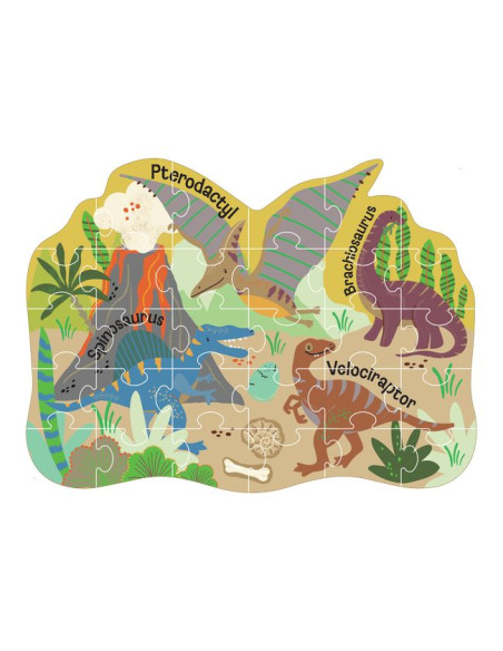 Puzzle 30 elementów - Dinozaury
