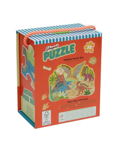 Puzzle 30 elementów - Dinozaury