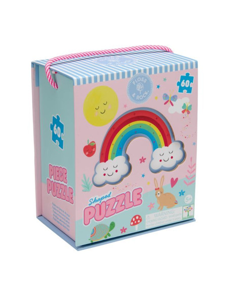 Puzzle 60 elementów - Tęczowe Wróżki