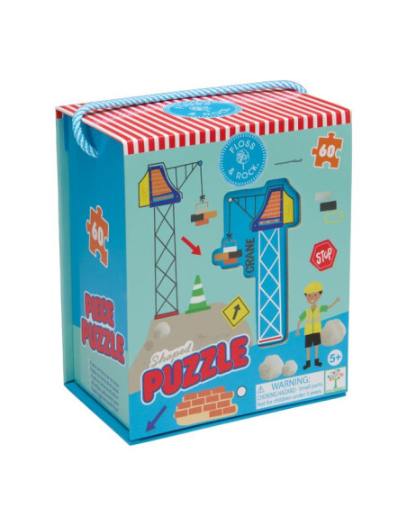 Puzzle 60 elementów - Na Budowie