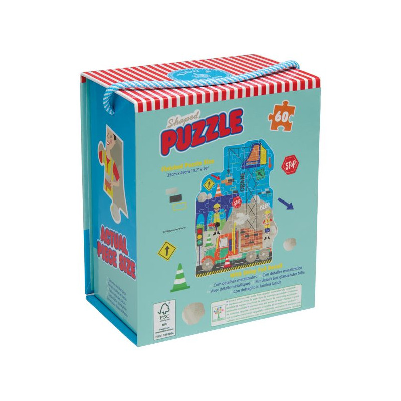 Puzzle 60 elementów - Na Budowie