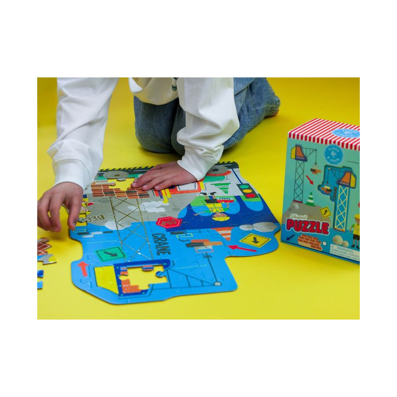 Puzzle 60 elementów - Na Budowie