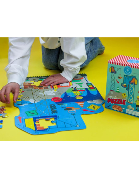 Puzzle 60 elementów - Na Budowie
